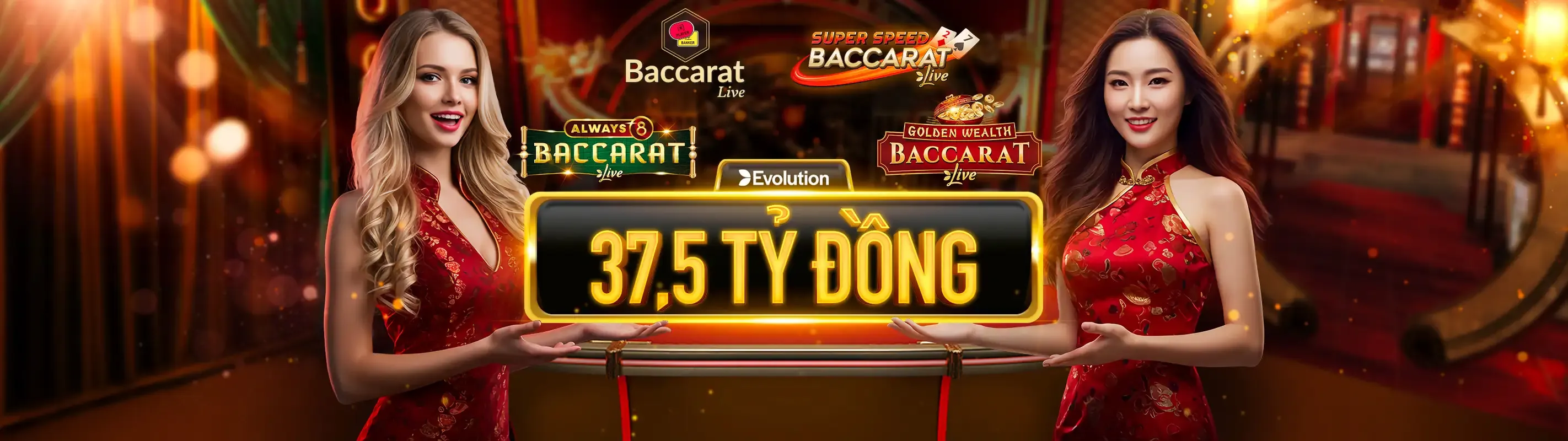 Bàn Baccarat với chip và người chơi đang phân tích chiến lược tại u888 tải